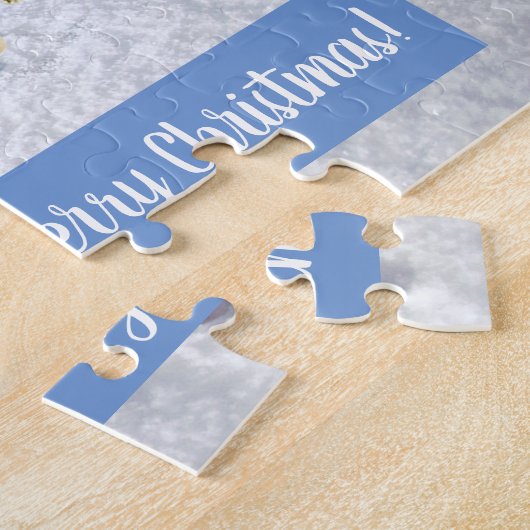 Hund mit Schnee Puzzle (Seite)