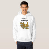 Hund mit Schwanz Hoodie (Vorne ganz)