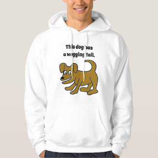 Hund mit Schwanz Hoodie