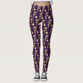 Hund mit seinem Ball Süße Tier Lover Design Leggings