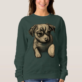 Hund mit seinem Ball Süße Tier Lover Design Sweatshirt
