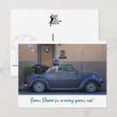 Hund mit Stil: Deutsche Doggen Postkarte (Vorne/Hinten)