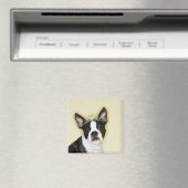 Hund mit Tiara Magnet (In Situ (Geschirrspüler))