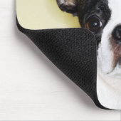 Hund mit Tiara Mousepad (Ecke)