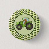 Hund mit Trecker Button (Vorderseite)