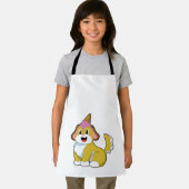 Hund mit Waffeleis Schürze (Insitu)