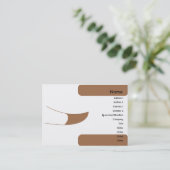 Hund - mollig visitenkarte (Stehend Vorderseite)