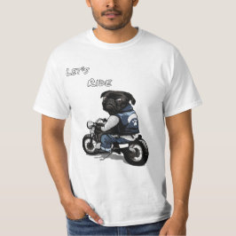 Hund-Motorrad-Shirt-Design T-Shirt