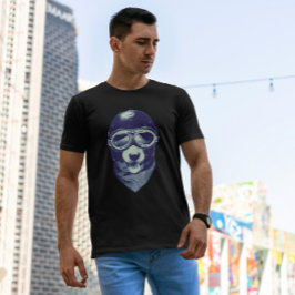 Hund-Motorradhelm T-Shirt