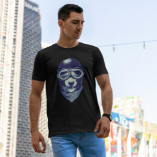 Hund-Motorradhelm T-Shirt