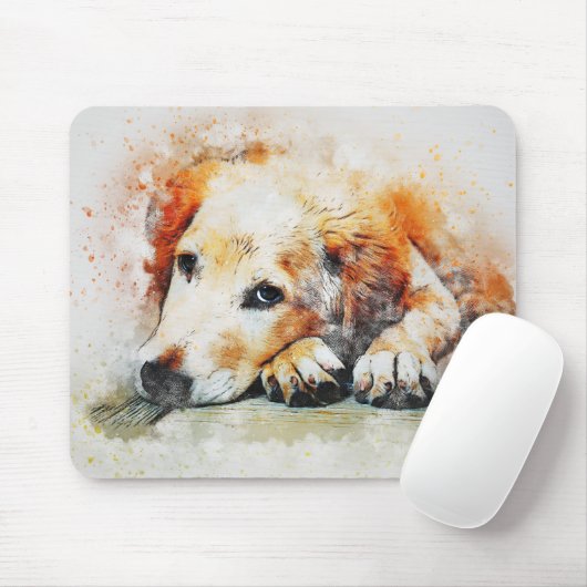 Hund Mousepad (Mit Mouse)