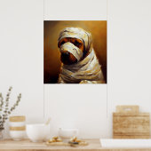 Hund Mummy Poster (Küche)