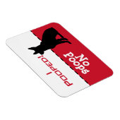 Hund muss pompös Kack Magnet gehen, deutscher Hirt (Rechte Seite)