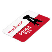 Hund muss viel Gekackt werden Magnet, großartiger Magnet (Linke Seite)