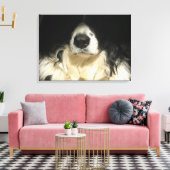 Hund nah leinwanddruck (Insitu (Wohnzimmer))