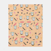 Hund Nahtloses Muster Vector Fleecedecke (Vorderseite)