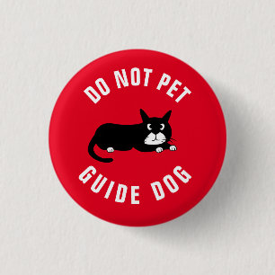 Hund nicht zum Begleitern Button