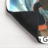 Hund niedlich gegangen mousepad (Ecke)