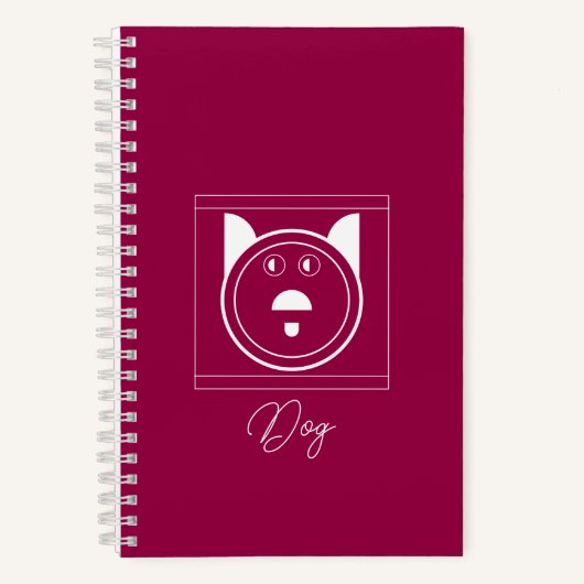 Hund Notizblock (Vorderseite)