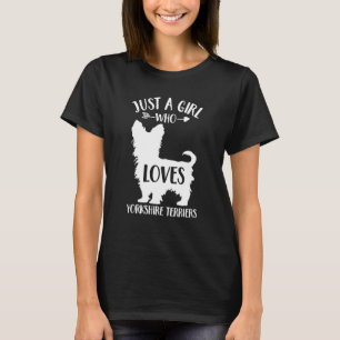 Hund nur ein Mädchen, das Yorkshire Terrier Lieben T-Shirt