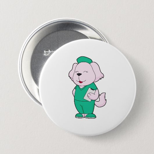 Hund Nurse Button (Vorne & Hinten)