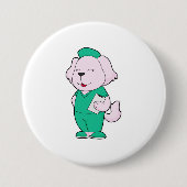 Hund Nurse Button (Vorderseite)