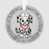 Hund Nurse Ornament (Vorderseite)