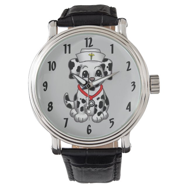 Hund Nurse Watch Armbanduhr (Vorderseite)