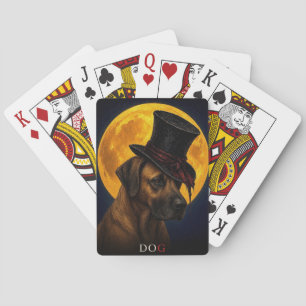 Hund Oberhut Gothic Surrealismus Spielkarten