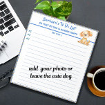 Hund oder Foto Personalisierter Planer zu tun Notizblock<br><div class="desc">Happy Cat Personalisiert Planner Simple Modern To Do List / Planner Notepad Und, Sie werden von dem wunderbaren Happy Dog bejubelt - um Ihnen genau diesen zusätzlichen Anreiz und viel Liebe auf dem Weg zu geben (und vielleicht ein paar Lächeln auch). Alle Design-Fragen oder wenn Sie Hilfe benötigen, senden Sie...</div>