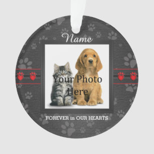 Hund oder Kat-Gedicht Memorial Keepake Ornament