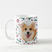 Hund Oma Großhund Custom Pet Foto Weihnachten Kaffeetasse (Links)