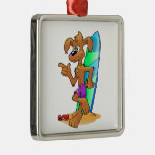 HUND ORNAMENT AUS METALL (Rechts)