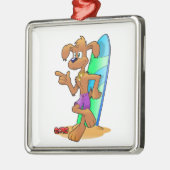 HUND ORNAMENT AUS METALL (Links)