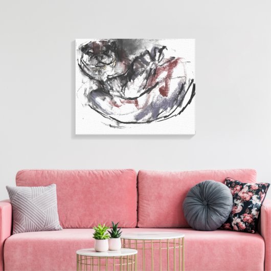 Hund Otter Leinwanddruck (Insitu (Wohnzimmer))