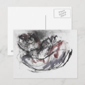 Hund Otter Postkarte (Vorne/Hinten)