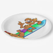 HUND PAPPTELLER (Schrägansicht)