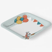 Hund Pappteller (Gewinkelt)