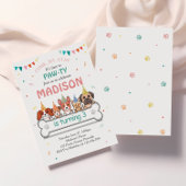 Hund Pawty Welppy zum Geburtstag Einladung