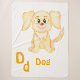 Hund personalisieren ABC: Buchstabe D - Ihren Name Sherpadecke