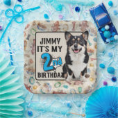 Hund Personalisierte Party  Teller (Party)