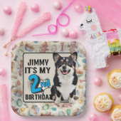 Hund Personalisierte Party  Teller (Party)