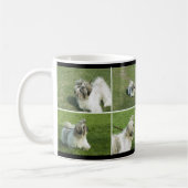 Hund - personalisierter Text Kaffeetasse (Links)