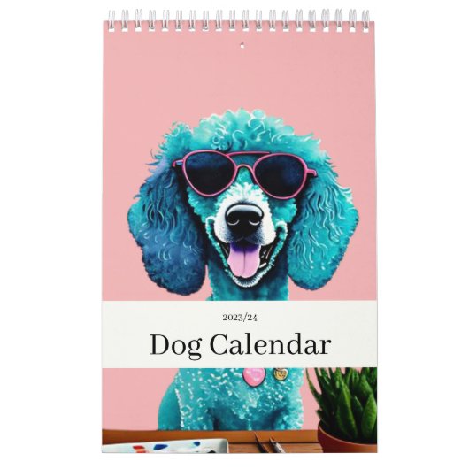 Hund Pink Girly Kalender (Titelbild)