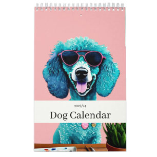 Hund Pink Girly Kalender