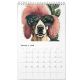 Hund Pink Girly Kalender (Feb 2026)