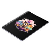 Hund Pink Halloween Notizblock (Linke Seite)