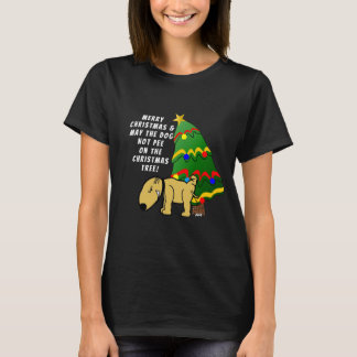 Hund piss nicht auf dem Weihnachtsbaum! T-Shirt