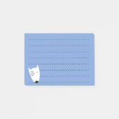 Hund Post-it Klebezettel (Vorderseite)