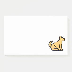 Hund Post-it Klebezettel